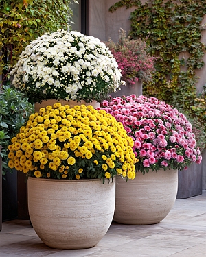 Набор хризантем мультифлора