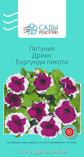 Семена Петуния Дримс Бургунди пикоти