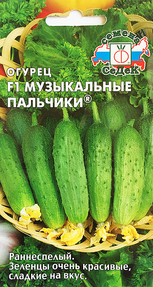 Семена Огурец Музыкальные пальчики F1