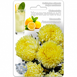 Семена Астра китайская Хризантелла Лимончелло