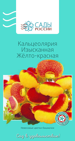 Кальцеолярия Изысканная жёлто-красная

Удивительно воздушные и невесомые цветки-башмачки с необычным тигриным окрасом. Соцветия крупные, размером 7–8 см, расположены близко друг к другу, образуют единое целое. Не допускайте пересушки земли. Полив должен быть обильным. Растение любит прохладу.