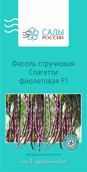 Фасоль Спагетти фиолетовая F1