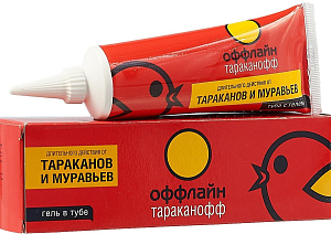 Тараканофф гель от тараканов и муравьёв 75гр туба