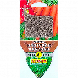 Семена Морковь Нантская красная сеялка