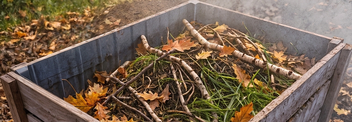 Не выбрасывайте листву! Идеи для осеннего компоста и мульчи