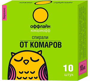 Спирали от комаров Комарофф