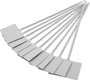 Таблички посадочные пластиковые 15,8*2,5см 20 шт с карандашом