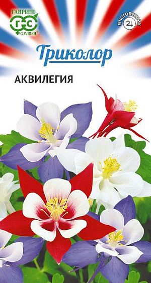 Многолетняя неприхотливая смесь в сине-бело-красных оттенках российского флага. Травянистое растение семейства Лютиковые высотой до 80 см. Образует полураскидистые кусты 40-50 см в диаметре. Его дваждытройчатые листья декоративны до осени. Цветки одиночные, с прямым шпорцем, диаметром до 10 см, на длинных цветоносах. Растение морозоустойчивое, предпочитает умеренно влажные места, рыхлые перегнойные почвы, переносит полутень. Для получения дружных всходов семена необходимо стратифицировать при температуре +10°С. Семена высевают в марте, не заделывая, в ящики с влажным субстратом и ставят на свет. Всходы появляются через 2-3 недели. Цветение начинается в первой половине лета. Взрослые растения плохо переносят пересадку. Используют в групповых посадках среди деревьев и кустарников, в миксбордерах, на газонах недалеко от дорожек.