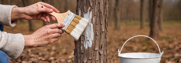 Защита от "Солнечного шока": 7 Ошибок осенней побелки, которые ведут к морозобоинам