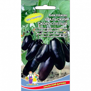 Семена Баклажан Уральский скороспелый