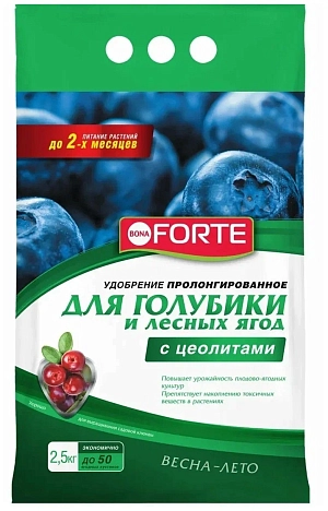 Bona Forte д/голубики и лесных ягод биокремний 2,5кг