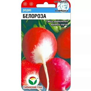Семена Редис Белороза смесь