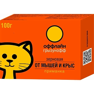 Грызунофф зерно 100г коробка