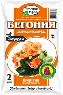БиоТек Почвогрунт на основе биогумуса Бегония БиоТек Почвогрунт на основе биогумуса Бегония