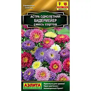 Семена Астра Бидермейер смесь