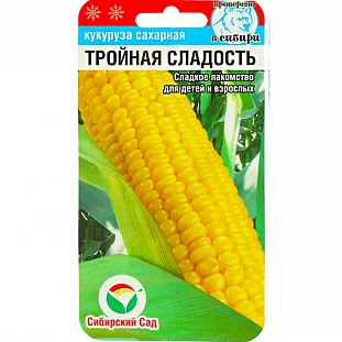 Семена Кукуруза сахарная Тройная сладость