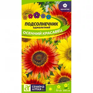 Семена Подсолнечник декоративный Осенний Красавец Семена Подсолнечник декоративный Осенний Красавец
