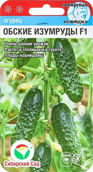 Семена Огурец Обские изумруды F1