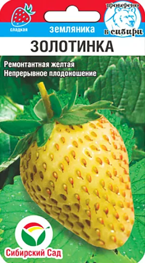 Семена Земляника (клубника) Золотинка