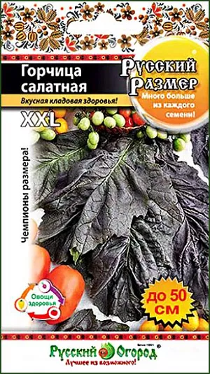 Горчица салатная Русский размер