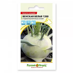 Семена Капуста кольраби Венская белая 1350 Семена Капуста кольраби Венская белая 1350