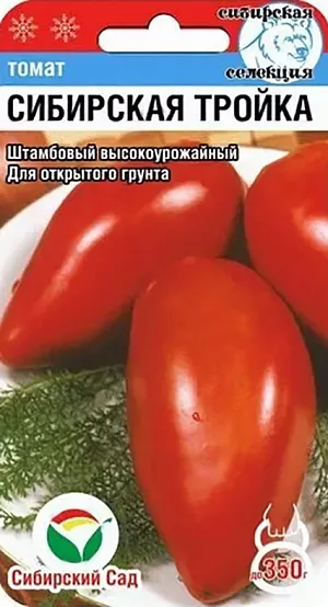 Семена Томат Сибирская тройка