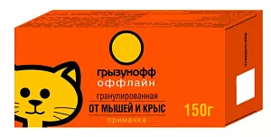 Грызунофф гранулы 150г коробка Грызунофф гранулы 150г коробка
