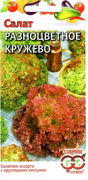 Семена Салат Разноцветное кружево