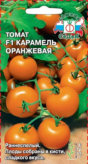 Семена Томат Карамель Оранжевая F1 Семена Томат Карамель Оранжевая F1
