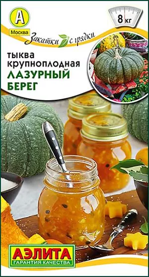 Семена Тыква крупноплодная Лазурный берег Семена Тыква крупноплодная Лазурный берег