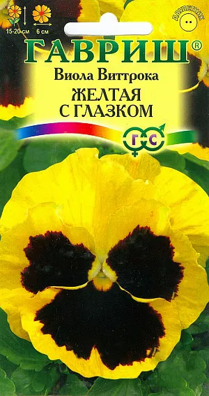 Семена Виола Желтая с глазком Виттрока из каталога Виола Семена Виола Желтая с глазком Виттрока.
Неприхотливое двулетнее растение с бархатными цветками густой темно-синей окраски диаметром 5-6 см.
Высота виолы — 25-30 см. Цветет обильно и продолжительно с мая по сентябрь.
Влаголюбива, холодостойка, хорошо растет на солнце и в полутени.
Для получения растений, цветущих в год посева, семена высевают на рассаду в феврале-марте. Всходы появляются через 5-7 дней.
В открытый грунт рассаду высаживают в конце апреля-начале мая на расстоянии 20 см.
Растения хорошо переносят пересадку в цветущем состоянии. При посеве в открытый грунт в июне-июле, цветение наступает во второй год.
Используют для посадки на клумбы, рабатки, в балконные ящики и садовые вазы.