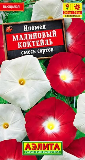 Прекрасная смесь с эффектной, контрастной парой расцветок. Формирует быстрорастущие растения с крупными (диаметром 7-8 см.) цветками и вьющимися побегами до 3 м. длиной. Цветение очень обильное, продолжительное. Растения тепло- и светолюбивые, засухоустойчивые. Подходят для украшения пергол, оград, садовых ширм и стен. Хорошо растут в балконных ящиках.<br>
 <br>
 Посев семян в открытый грунт гнездами по 2-3 шт. Семена перед посевом замачивают в воде до набухания. Можно сеять на рассаду в горшочки в конце апреля, это ускорит цветение на 3-4 недели. Ипомея хорошо растет и цветет на дренированных почвах без избытка органики.<br>
 <br>
 <br>
 <br>
 <br>