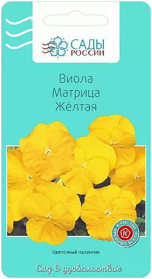 Семена Виола Матрица жёлтая из каталога Виола Семена Виола Матрица жёлтая.
Серия Матрица — раннецветущие крупноцветковые гибриды. Растения компактные, сильноветвящиеся. Цветение обильное. Короткие сильные цветоносы прочно удерживают крупные цветки 7—9 см в диаметре. Высота 20 см.