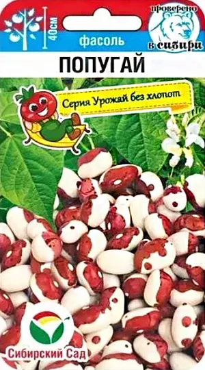 Семена Фасоль Попугай