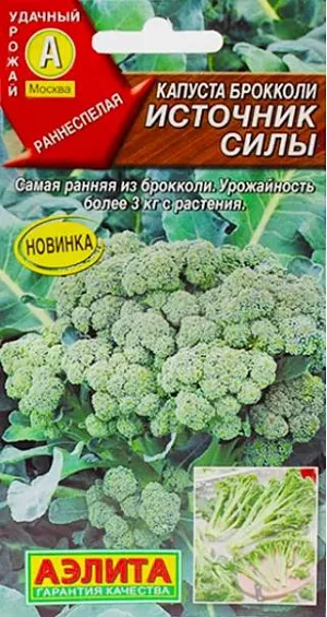 Семена Капуста брокколи Источник силы