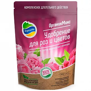 Удобрение Органик Микс для роз и цветов Удобрение Органик Микс для роз и цветов