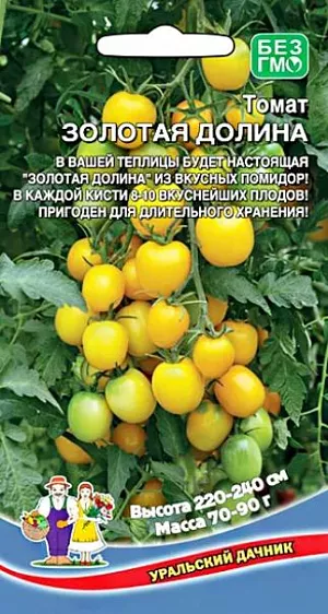 Семена Томат Золотая долина