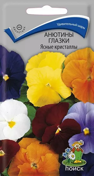 Семена Анютины глазки Ясные кристаллы из каталога Виола Семена Анютины глазки Ясные кристаллы.
Летнецветущая группа. Кустики высотой 15 см, компактные. Цветки диаметром до 5-6 см, однородной окраски (оранжевые, красные, жёлтые, голубые, сине- фиолетовые), без традиционного черного рисунка в центре. Цветет с мая по август. Используют для клумб и бордюров, в цветники - группами.
Агротехника. Растение отличается обильным цветением и морозостойкостью. Предпочитает солнечные места (но хорошо растет и в полутени), рыхлые, плодородные почвы. Размножают посевом семян в июне на разводочные гряды. Семена слегка присыпают землей. При температуре почвы +18°C всходы появляются на 10-15 день. Сеянцы пикируют в фазе 1-2-й пары настоящих листьев. В конце августа – начале сентября рассаду высаживают на постоянное место, выдерживая расстояние между растениями 15-20 см.