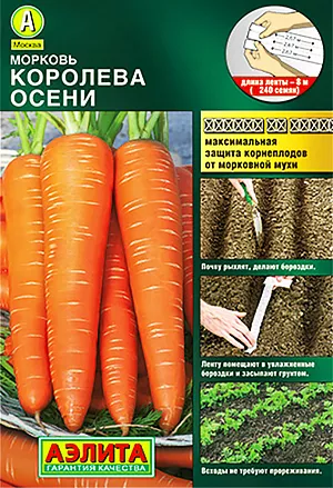 Семена Морковь Королева осени (лента)