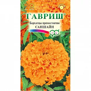 Бархатцы Саншайн прямостоячие