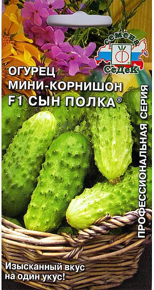 Семена Огурец Сын полка мини-корнишон F1