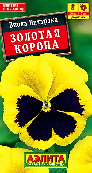 Семена Виола Золотая Корона из каталога Виола Семена Виола Золотая Корона.
Всеобщая любимица коронована! Сорт запоминается обильным золотом крупных (6-7 см) цветков на коротких, прочных цветоносах. Хорошо кустящиеся, компактные растения высотой 15-20 см имеют необычайно длительный период цветения – с ранней весны до устойчивых заморозков и снега. Растения холодостойкие, влаголюбивые, отлично растут на солнце и в полутени. Кусты хорошо переносят пересадку в цветущем состоянии. Сорт идеально подходит для выращивания в контейнерах на балконах, террасах и в различных садовых вазах. Украсит садовые цветники любого типа.
Агротехника. Для цветения в год посева семена высевают на рассаду в феврале – первых числах марта, с пикировкой сеянцев в фазе одного-двух настоящих листьев. В открытый грунт рассаду высаживают в конце апреля-мае. При посеве в открытый грунт в июне-июле цветет на следующий год. Растениям необходимы регулярные поливы, прополки, рыхления и подкормки.