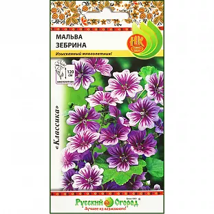 Семена Мальва Зебрина