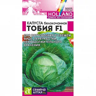 Семена Капуста белокочанная Тобия F1