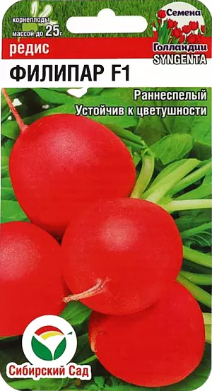 Семена Редис Филипар F1