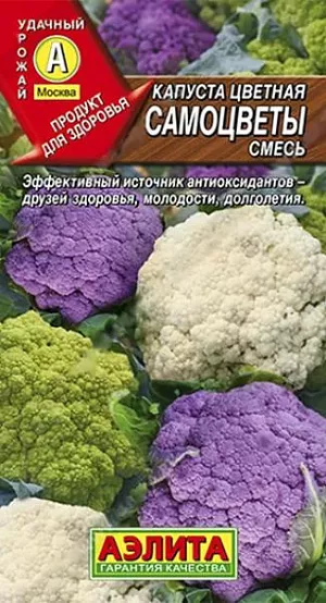 Семена Капуста цветная Самоцветы смесь
