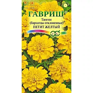 Бархатцы отклоненные Петит желтый