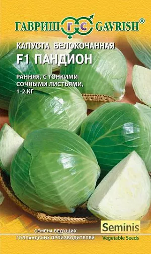 Семена Капуста белокочанная Пандион F1 Семена Капуста белокочанная Пандион F1