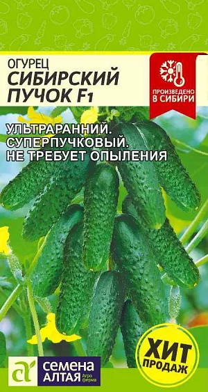 Семена Огурец Сибирский Пучок F1