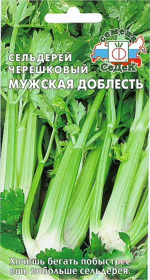 Семена Сельдерей черешковый Мужская доблесть Семена Сельдерей черешковый Мужская доблесть